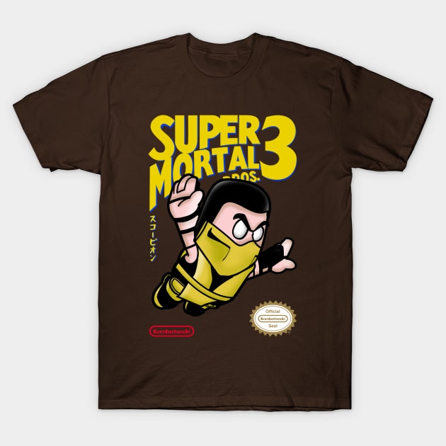 Super Mortal Bros. - Scorpion T-Shirt by rodmarck